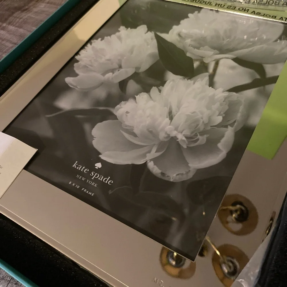 Kate Spade Elegant Silver Picture Frame